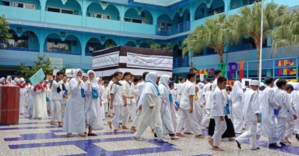 Pelatihan Peragaan Manasik Haji MI – MTS- SMA ISLAM AL-LAYYINAH