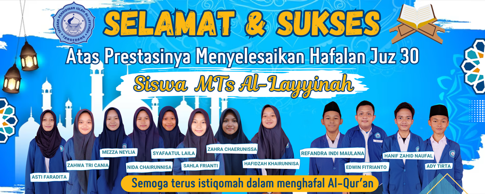 Hafalan Juz 30 Siswa – Siswi MTs Al-Layyinah